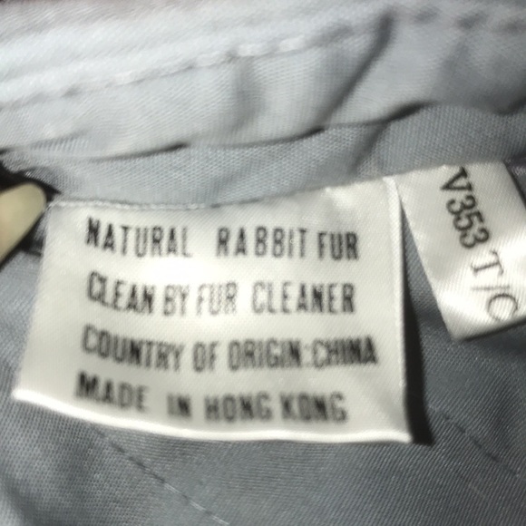 𝅺Rabbit Fur reversible vest gray unbranded zipper closure pockets NEW size S/M - Picture 3 of 10